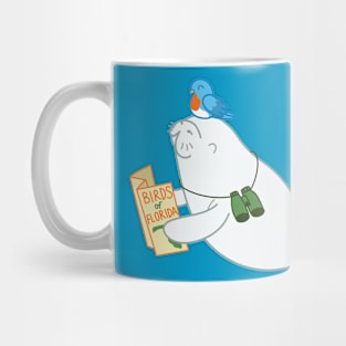 Bird Watcher Manatee Mug